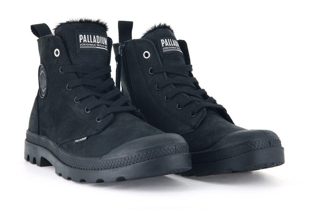 Botas Palladium PAMPA HI ZIP WL Hombre Negras | Costa Rica-53048